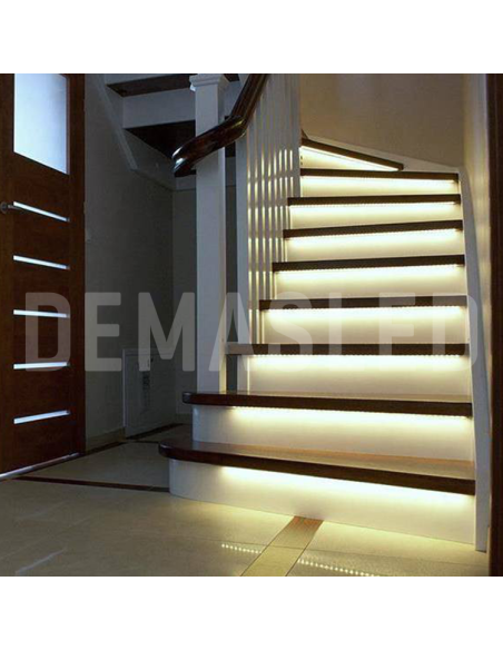 Tira LED SMD2835 24V 12W/m 1200lm/m 120 LEDs/m 8mm PBC, 5m