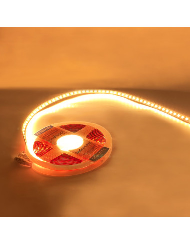 Tira LED SMD2835 24V 12W/m 1200lm/m 120 LEDs/m 8mm PBC, 5m