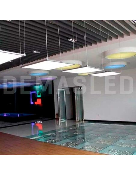 Panel LED Cuadrado, 40W 3800lm, 59.5x59.5cm de empotrar