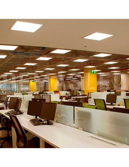 Panel LED Cuadrado, 40W 3800lm, 59.5x59.5cm de empotrar