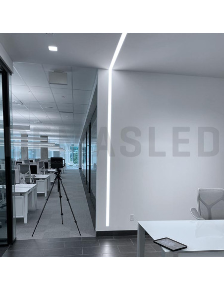 Panel LED cuadrado blanco, 22.3x22.3cm 18W 1440lm, empotrar