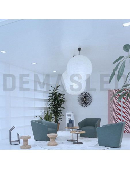 Panel LED cuadrado blanco, 22.3x22.3cm 18W 1440lm, empotrar