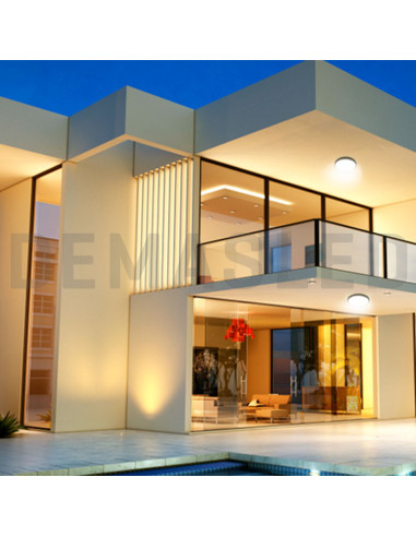 Aplique Exterior WALL ROUND LED 18W 1500lm Neutro 23.5cm 85-265V