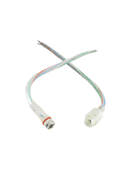 Conector Waterproof, DC Plug para tiras LED RGB