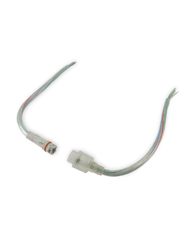 Conector Waterproof, DC Plug para tiras LED RGB