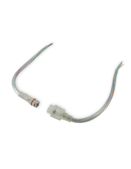 Conector Waterproof, DC Plug para tiras LED RGB