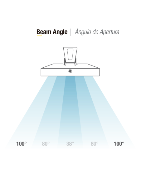Proyector LED para Exteriores, 100W 8500lm Blanco Frio 6500K 220V
