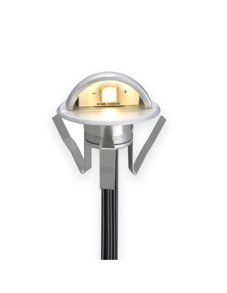 Luminaria empotrada a escalera IP65, 12V 0.4W, 10lm