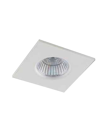 Empotrable cuadrado blanco mate 5W 60º 80x80mm lc1428sq