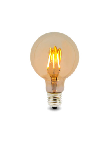Bombilla G95 E27 filamento 6W 2300K