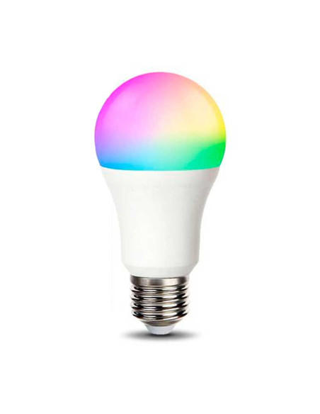 E27 A60 bombilla 10W RGB y CCT Domótica