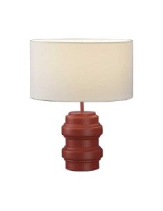 Lámpara de mesa Emira terracota mate