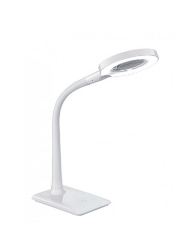 Lámpara mesa LUPO flexible con lupa