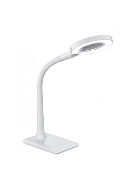 Lámpara mesa LUPO flexible con lupa