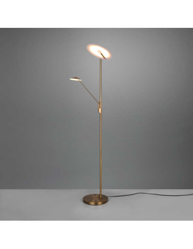 Lámpara pie con lector Brant