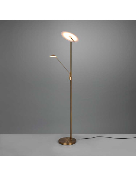 Lámpara pie con lector Brant