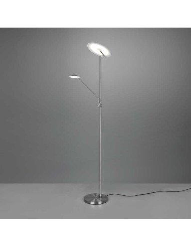 Lámpara pie con lector Brant