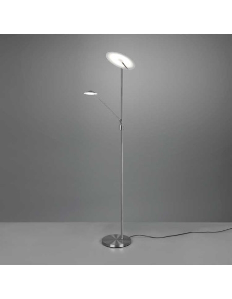 Lámpara pie con lector Brant