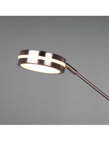 Lámpara pie FRANKLIN 35W con lector 6W 3000 a 6000K