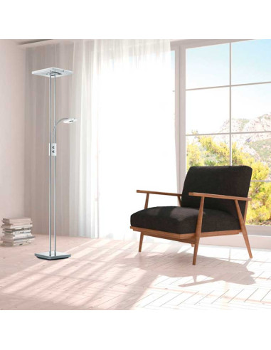 Lámpara de suelo AVIGNON con iluminación oscilante