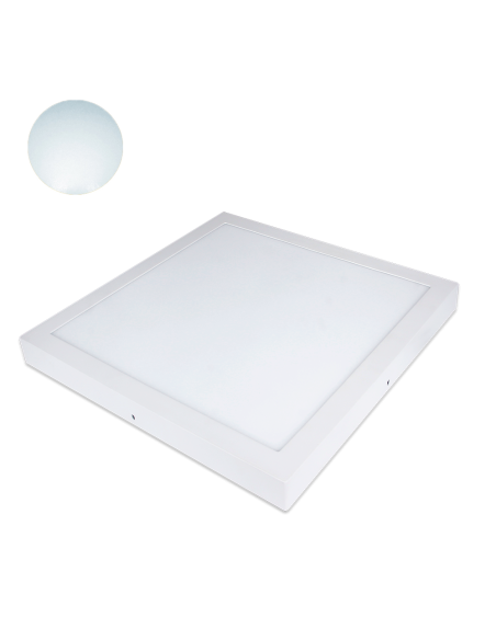 Plafón cuadrado de superficie 6W 120x120mm Blanco Frío 6000°K 435lm