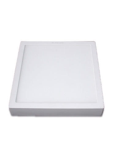 Plafón cuadrado de superficie 6W 120x120mm Blanco Frío 6000°K 435lm