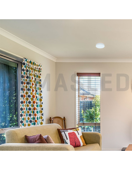 Plafón LED redondo FRAMELESS de 17cm, 22W 1870lm, de aplicar