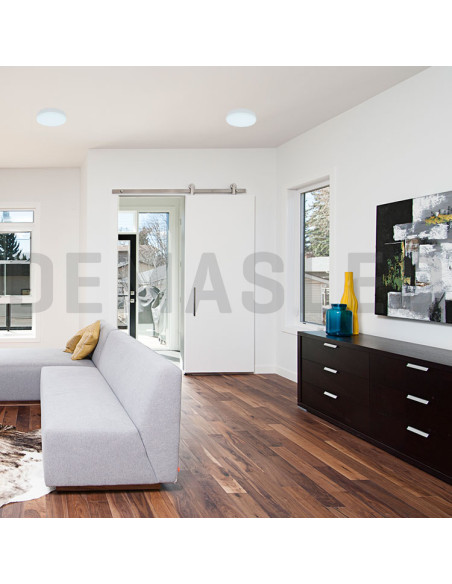 Plafón LED redondo FRAMELESS de 17cm, 22W 1870lm, de aplicar