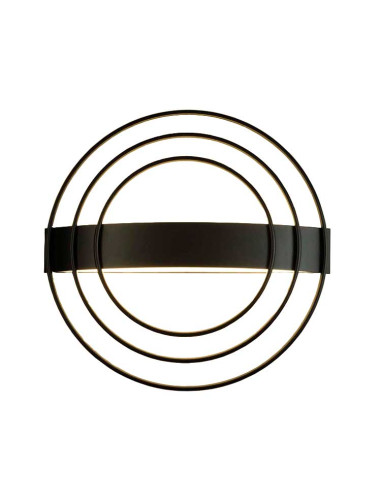 Aplique Negro Texturizado 12.5W 3000K Ringo