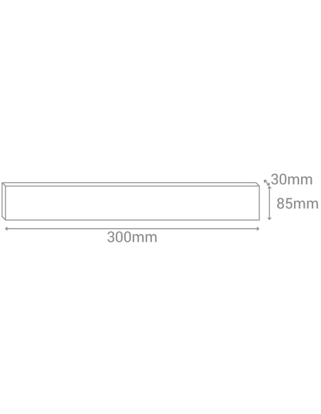 Aplique 16W Aluminio
