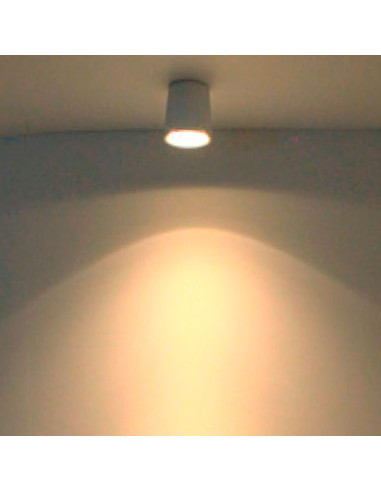 Cilindro 10W blanco mate 23º