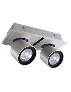 Aplique orientable 10W 60º 3000K 2 luces LC258