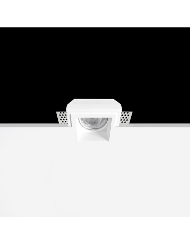 Empotrable modelo IRIS 1 en color Blanco para 1xGU10 (no incluida)
