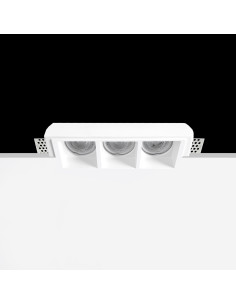 Empotrable modelo IRIS 3 en color Blanco para 3XGU10 (no incluida)
