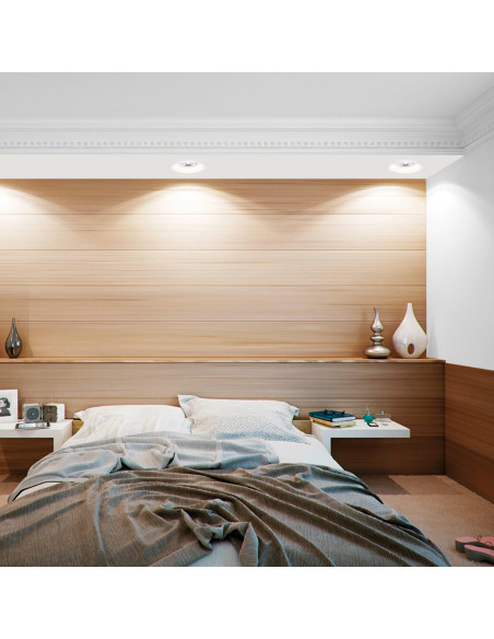 Empotrable modelo AURA en color Blanco para 1xGU10 (no incluida)