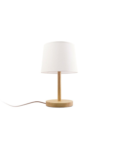 Lámpara de mesa modelo LATANIA en color Natural para 1xE27 (no incluida)