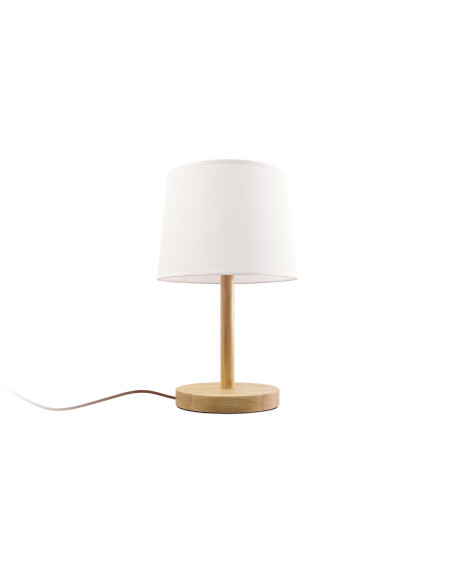 Lámpara de mesa modelo LATANIA en color Natural para 1xE27 (no incluida)