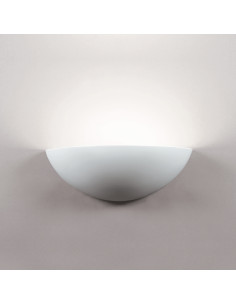 Aplique de pared modelo ESFERA 295 - 1xE27 en color Blanco para 1xE27 (no incluida)