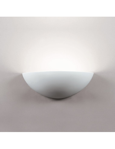 Aplique de pared modelo ESFERA 295 - 1xE27 en color Blanco para 1xE27 (no incluida)