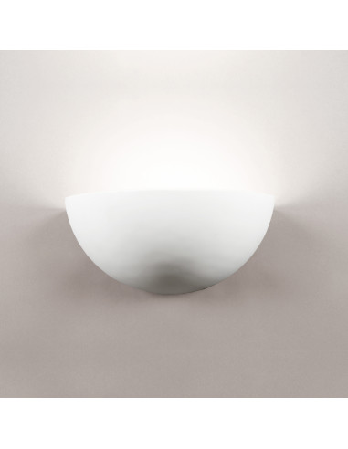 Aplique de pared modelo ESFERA ALTA 300 - 1xE27 en color Blanco para 1xE27 (no incluida)