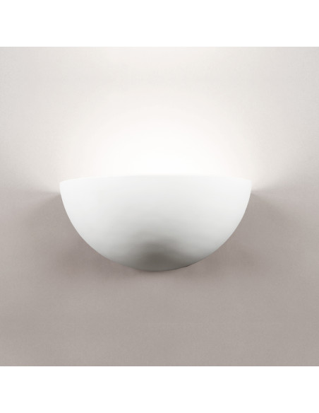 Aplique de pared modelo ESFERA ALTA 300 - 1xE27 en color Blanco para 1xE27 (no incluida)