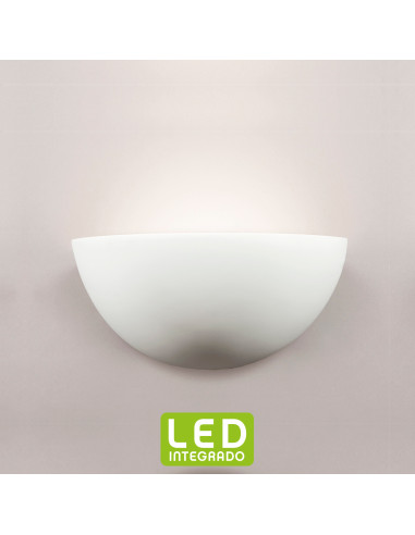 Aplique de pared modelo ESFERA ALTA 405 LED en color Blanco Dimable