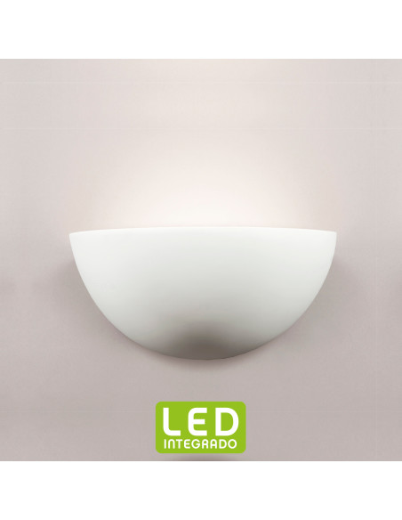 Aplique de pared modelo ESFERA ALTA 405 LED en color Blanco Dimable
