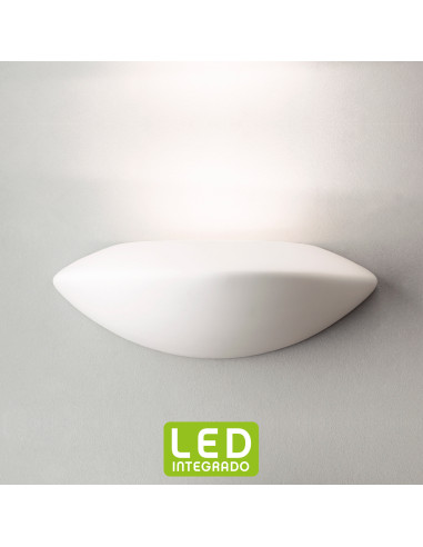 Aplique de pared modelo CRETA LED Dimable en color Blanco