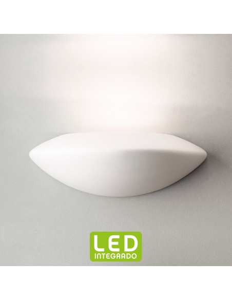 Aplique de pared modelo CRETA LED en color Blanco