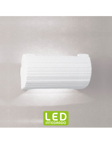 Aplique de pared modelo INÉS LED Dimable en color Blanco