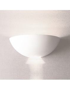Aplique de pared modelo ZEUS - 1xE27 en color Blanco para 1xE27 (no incluida)