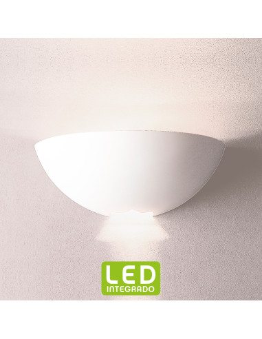 Aplique de pared modelo ZEUS LED en color Blanco