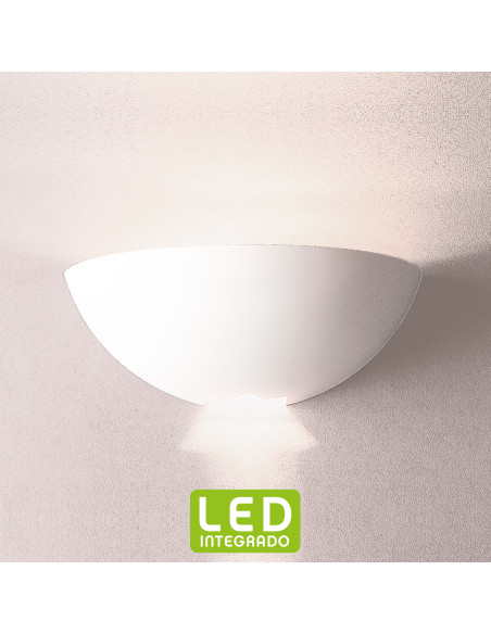 Aplique de pared modelo ZEUS LED en color Blanco