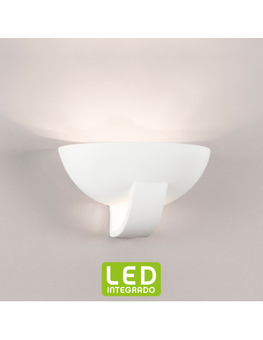 Aplique de pared modelo CLASIC LED Dimable en color Blanco
